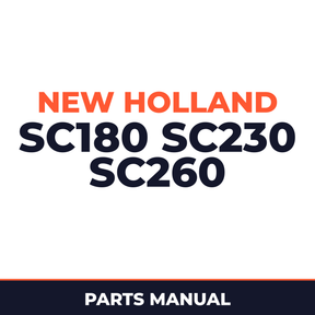 New Holland SC180 SC230 SC260 Planter Parts Manual