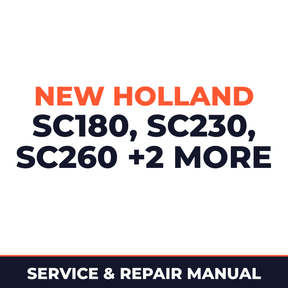 New Holland SC180 SC230 SC260 SC380 SC430 Planter Service & Repair Manual