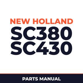 New Holland SC380 SC430 Planter Parts Manual