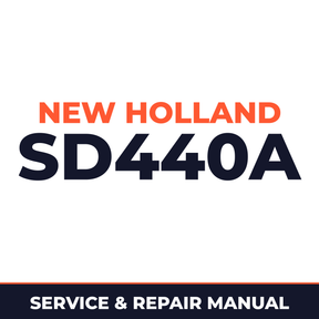 New Holland SD440A Planter Service & Repair Manual