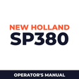 New Holland SP380 Planter Operator's Manual