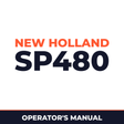 New Holland SP480 Planter Operator's Manual