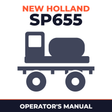 New Holland SP655 Sprayer Operator's Manual