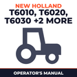 New Holland T6010 T6020 T6030 T6050 T6070 Delta Y Plus Tractor Spanish Operator's Manual