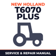 New Holland T6070 Plus Tractor Service & Repair Manual