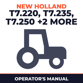 New Holland T7.220 T7.235 T7.250 T7.260 T7.270 Sidewinder 2 Power COMMand Auto Tractor Czech Operator's Manual