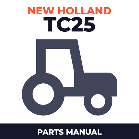 New Holland TC25 Tractor Parts Manual