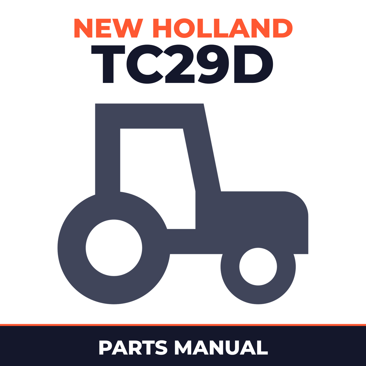New Holland TC29D Tractor Parts Manual