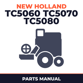 New Holland TC5060 TC5070 TC5080 Combine Parts Manual