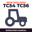 New Holland TC54 TC56 Tractor Operator's Manual