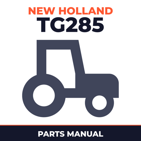 New Holland TG285 Tractor Master Parts Manual