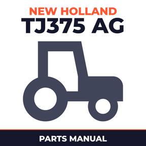 New Holland TJ375 Ag Tractor Parts Manual