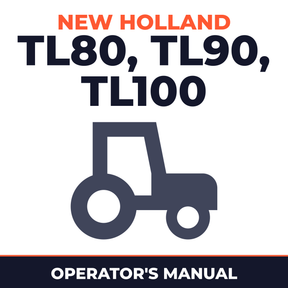 New Holland TL80 TL90 TL100 STandART Deluxe Tractor Operator's Manual