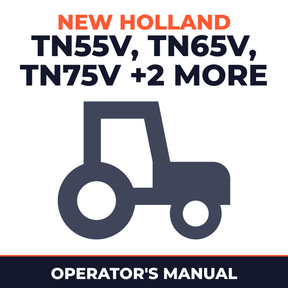 New Holland TN55V TN65V TN75V TN65N TN75N Tractor Italian Operator's Manual