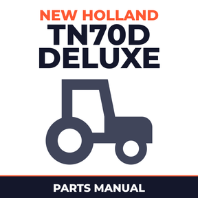 New Holland TN70D Deluxe Tractor Master Parts Manual