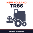 New Holland TR86 Combine Parts Manual