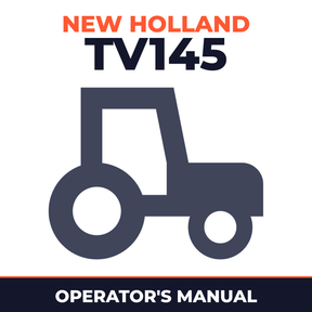 New Holland TV145 Tractor Operator's Manual