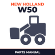 New Holland W50 Compact Wheel Loader Service Parts Catalogue Manual