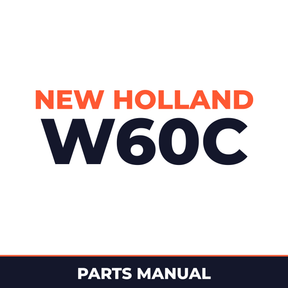 New Holland W60C Parts Catalog