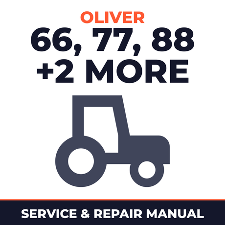 Oliver Tractor 66 77 88 Super 770 880 Service & Repair Manual