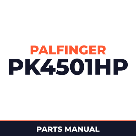 Palfinger pk4501hp parts list
