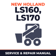 Repair Manual New HOLLand LS160/LS170
