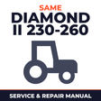 Same Diamond II 230-260 Tractor Service & Repair Manual