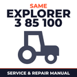 Same Explorer 3 85 100 Tractor Service & Repair Manual