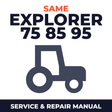 Same Explorer 75 85 95 Tractor Service & Repair Manual