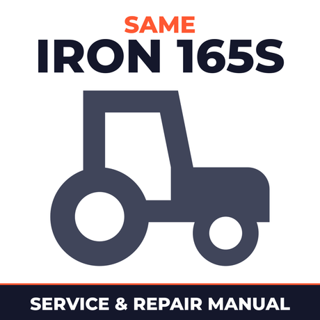 Same Iron 165S Tractor Service & Repair Manual
