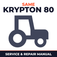 Same Krypton 80 Tractor Service & Repair Manual
