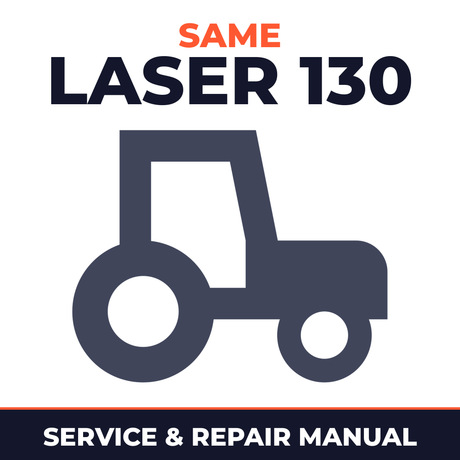 Same Laser 130 Tractor Service & Repair Manual