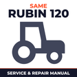 Same Rubin 120 Tractor Service & Repair Manual