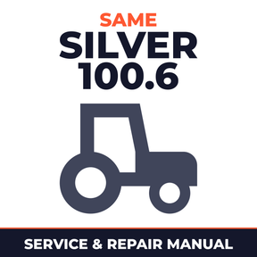 Same Silver 100.6 Tractor Service & Repair Manual