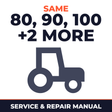 Same Tractor Silver 80 90 100 4 6 Service & Repair Manual