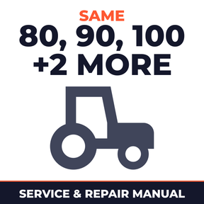 Same Tractor Silver 80 90 100 4 6 Service & Repair Manual