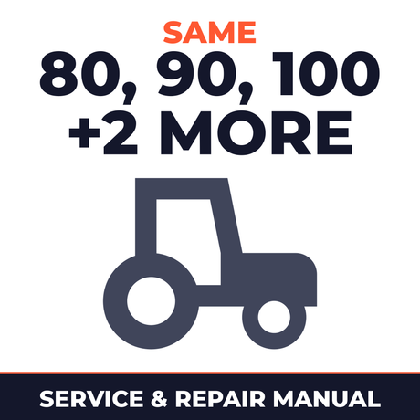 Same Tractor Silver 80 90 100 4 6 Service & Repair Manual