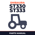 Shibaura ST330 ST333 Tractor (3 Parts Manual
