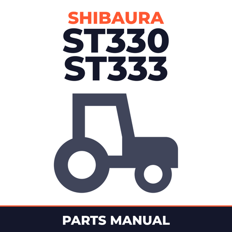 Shibaura ST330 ST333 Tractor (3 Parts Manual