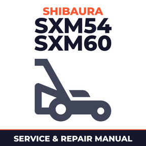 Shibaura SXM54 SXM60 Mower Service & Repair Manual