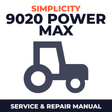 Simplicity 9020 Power Max Tractor Service & Repair Manual