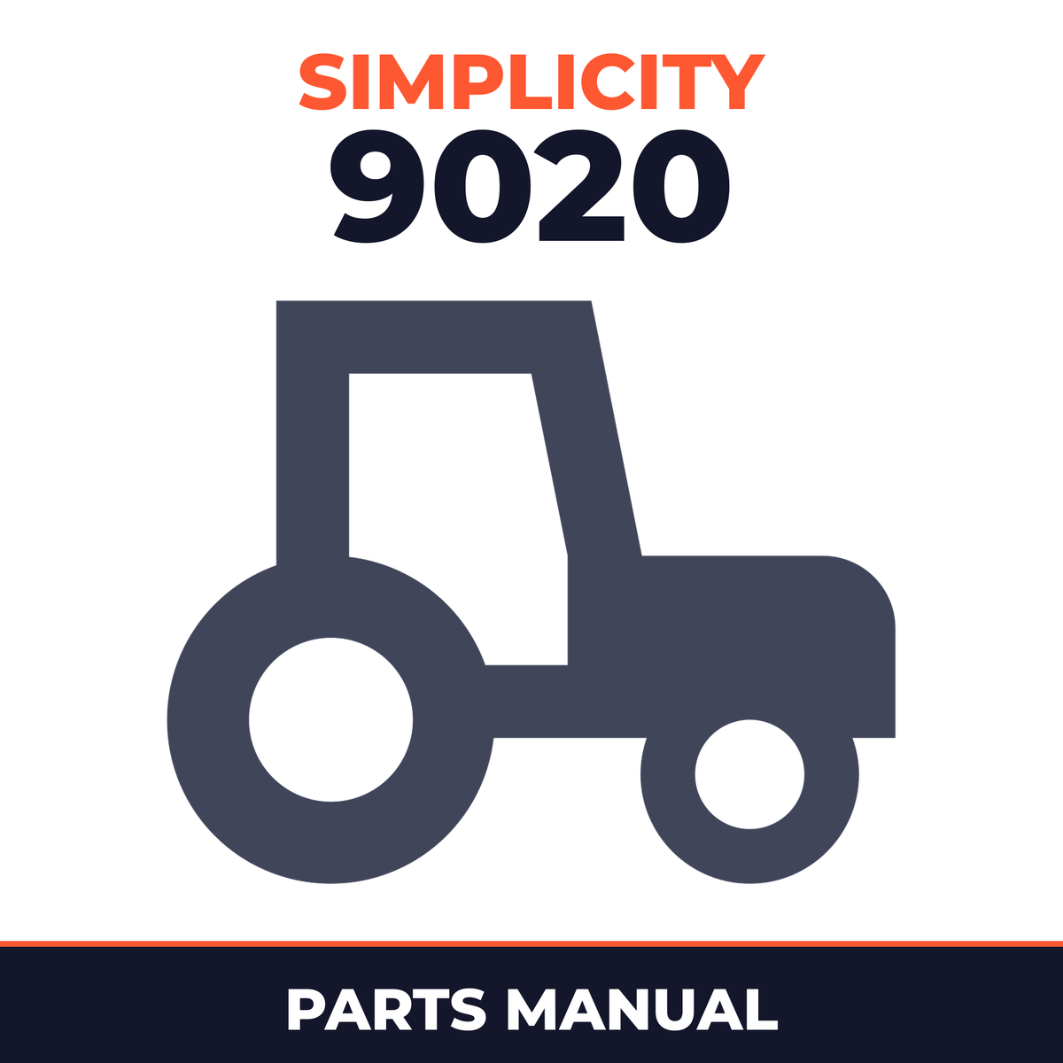 Simplicity Tractors 9020 Master Parts Manual