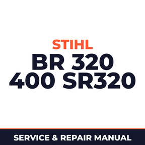 Stihl BR 320 400 SR320 Machine Service & Repair Manual