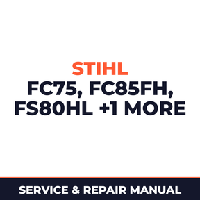 Stihl FC 75 85 FH FS 80 HL KM KW SP 81 series 4137 Components Machine Service & Repair Manual