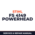 Stihl fs 4149 powerhead Machine Service & Repair Manual