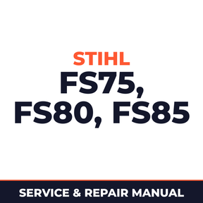 Stihl FS 75 & 80 85 Brushcutters Service & Repair Manual