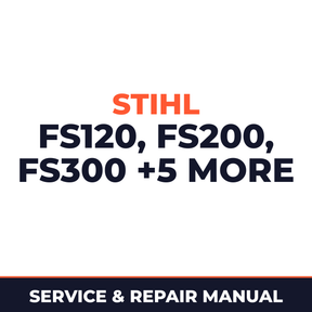 Stihl FS120 FS200 FS300 FS350 FS400 FS450 FR350 FR450 Machine Service & Repair Manual