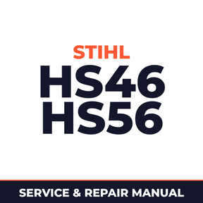 Stihl hs46 hs56 Machine Service & Repair Manual