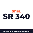 Stihl SR 340 Machine Service & Repair Manual