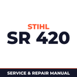 Stihl SR 420 Machine Service & Repair Manual